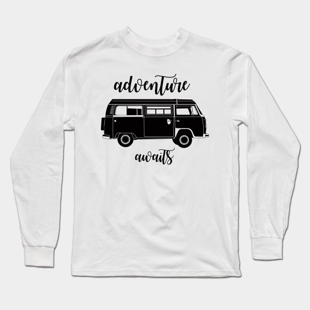 adventure awaits Long Sleeve T-Shirt by BekimART